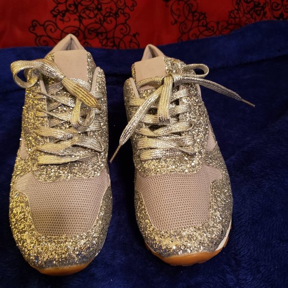 Generic Shoes - Glittered Blinged out Sneakers Sz41